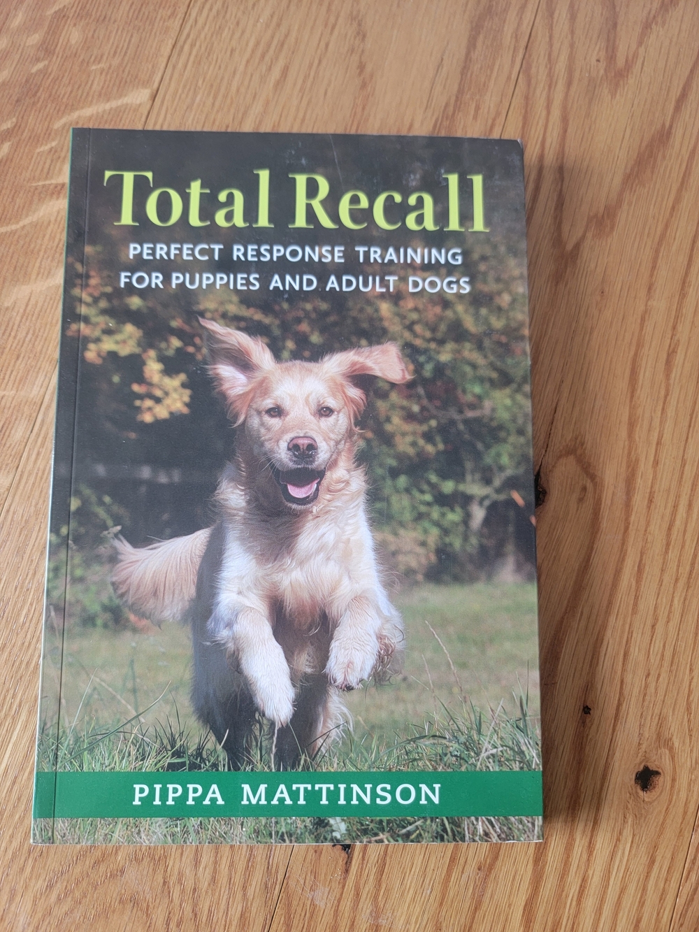Total Recall by Pippa Mattinson - Dog Training Book